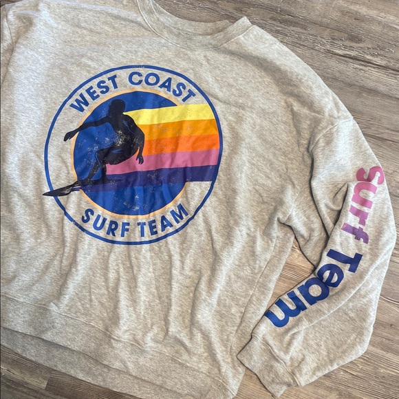 EUC GRAYSON/THREADS Beachy Surf Crewneck Sweatshirt XL - Picture 2 of 10